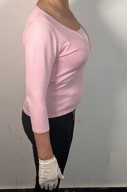 PETIT PULL couleur rose - T. 38 – Image 2